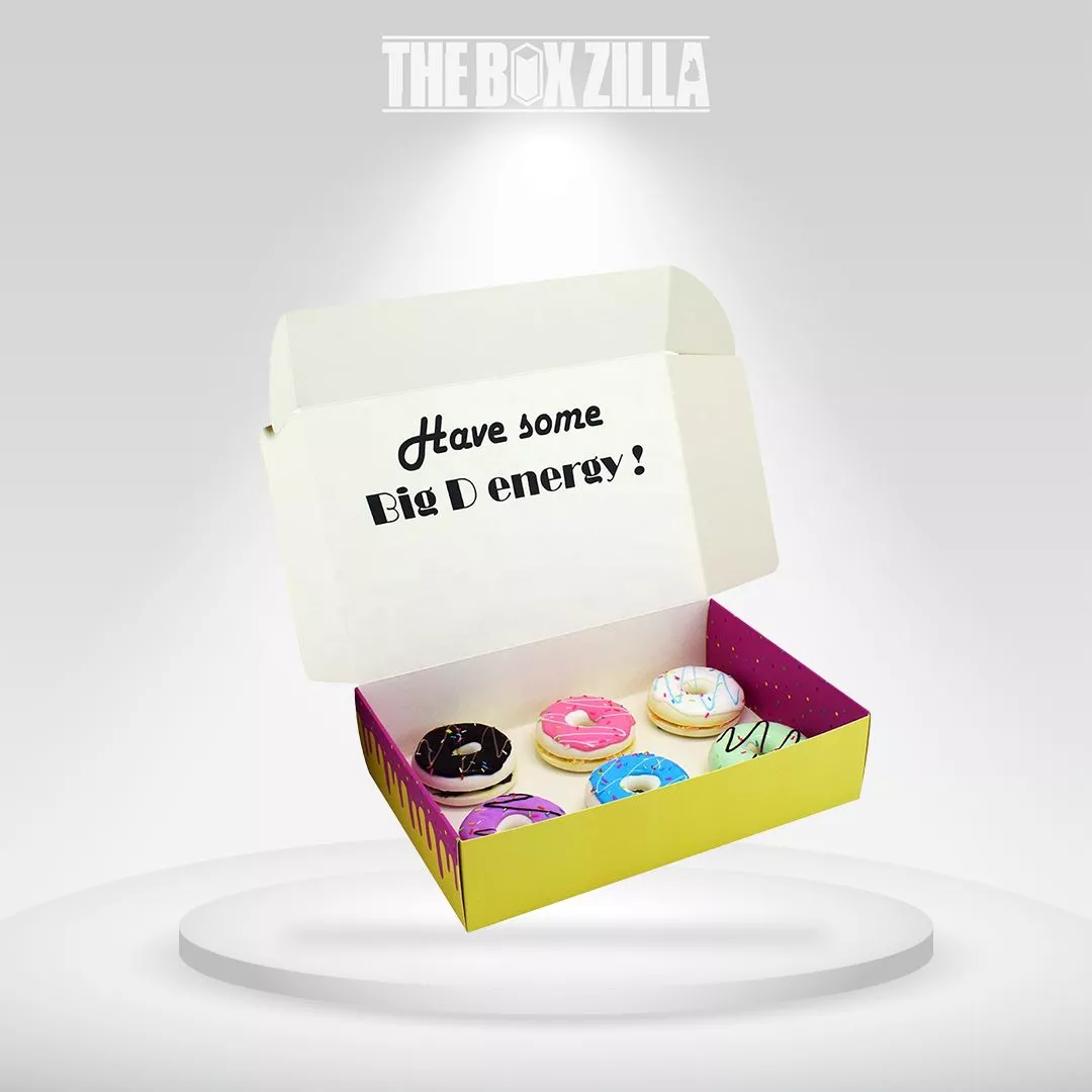 Custom donut boxes designed to hold donuts and donut