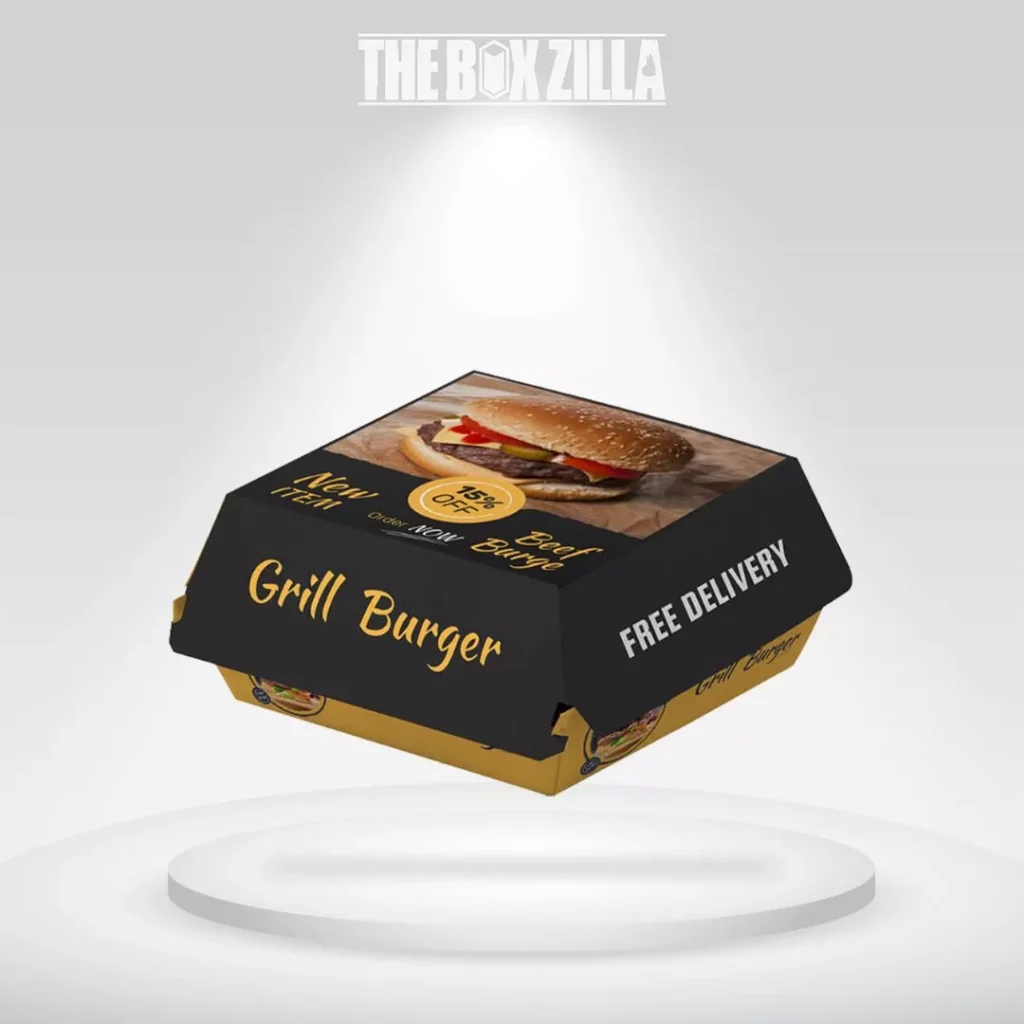 Custom burger boxes