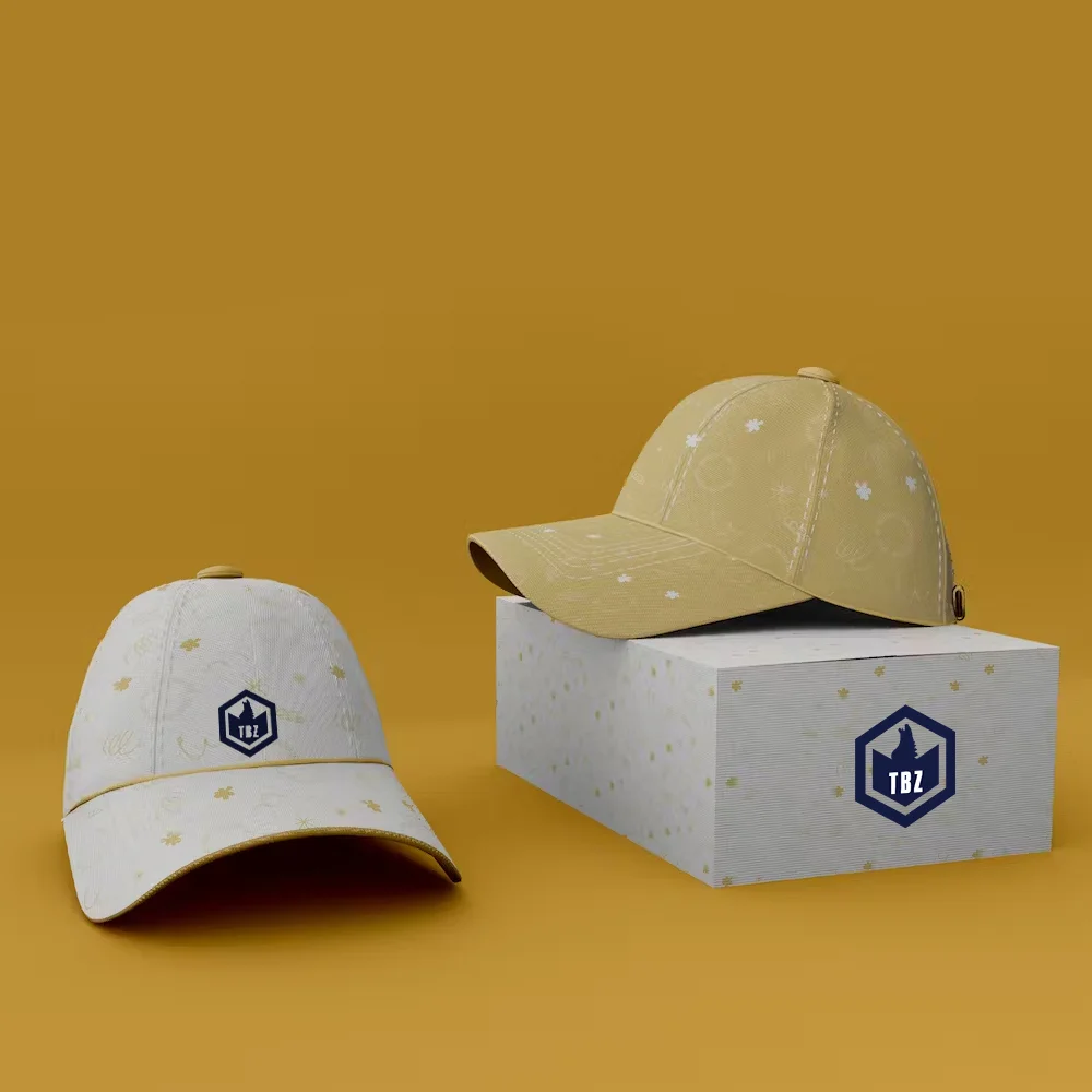 Custom baseball cap boxes with printed logo