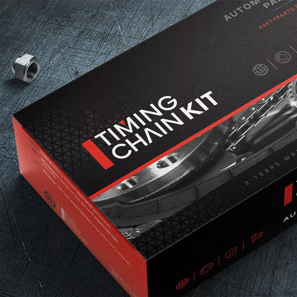 Custom printed auto parts packaging boxes