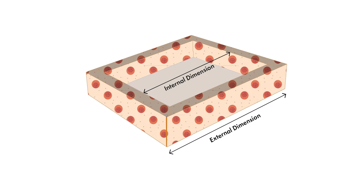 Internal and External Dimensions