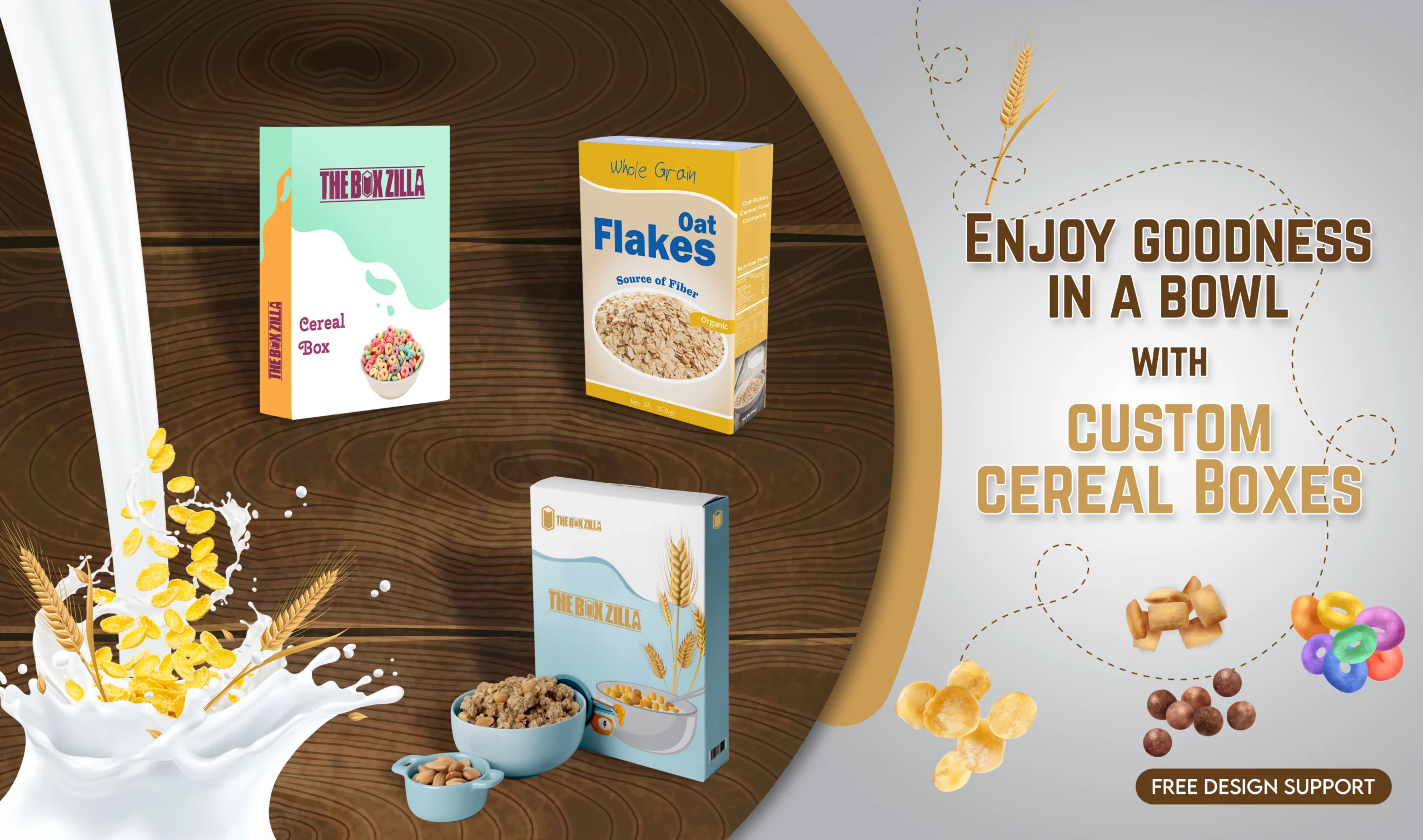 Custom Cereal Boxes Banner