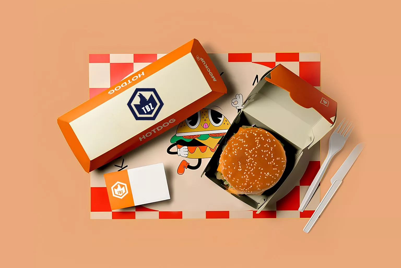 Custom printed food packaging with logo & fancy colors