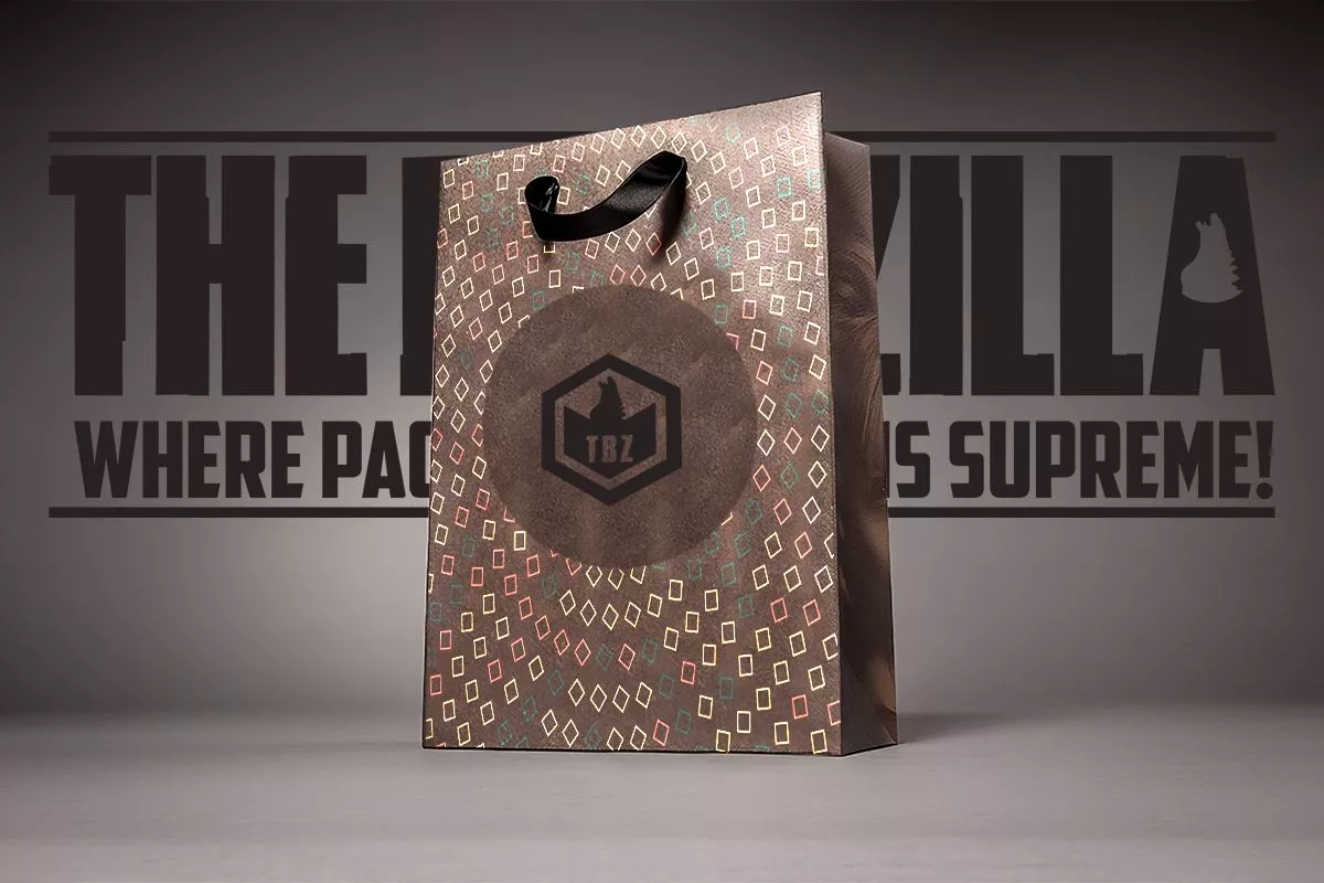 Custom printed paper bags with logo