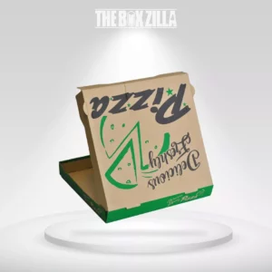 Custom pizza corrugated boxes boost branding with brand name