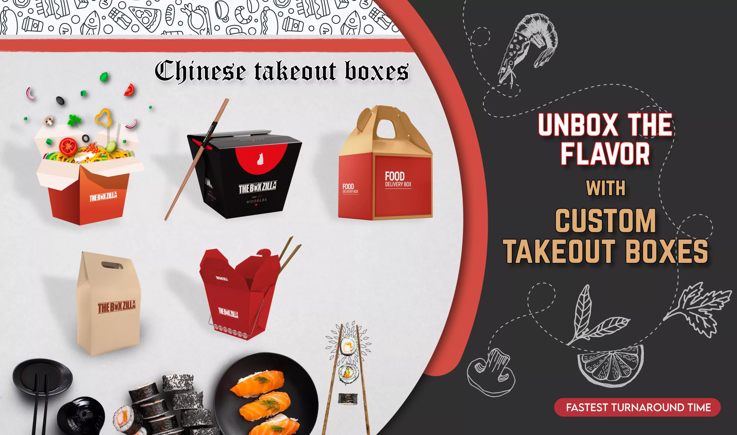 Custom Takeout Boxes Web Banner 1248 ×737 Px