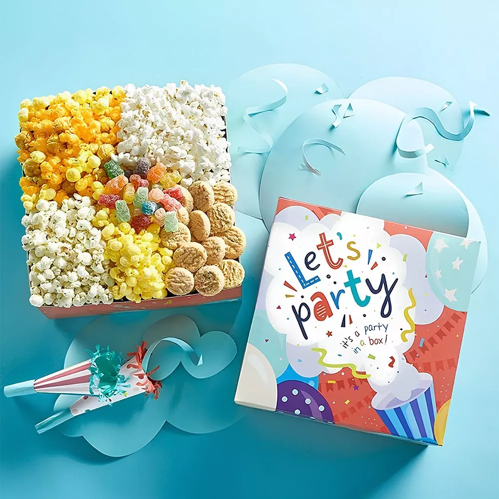 Custom snack popcorn boxes for parties and events