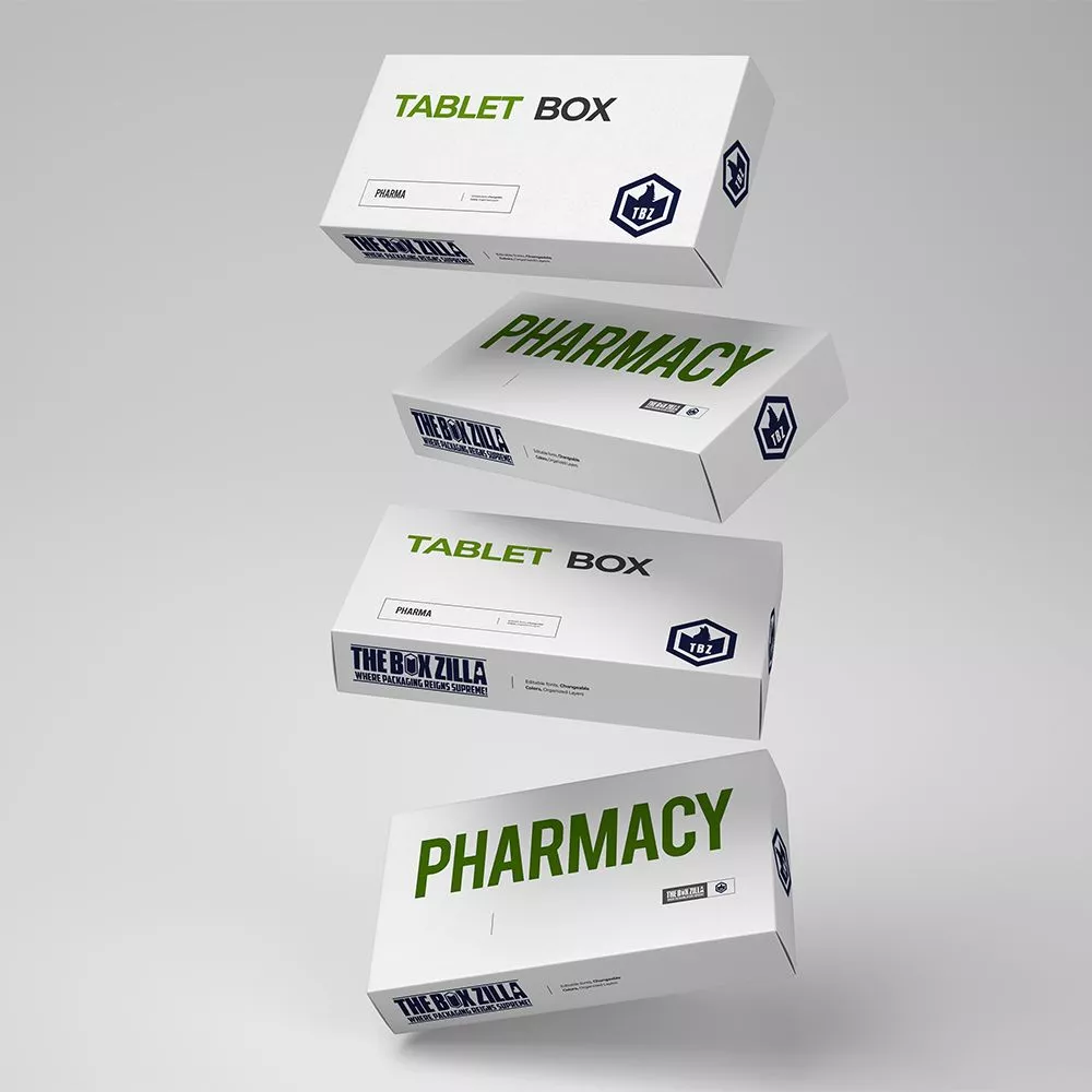 Custom pharmaceutical retail packaging boxes