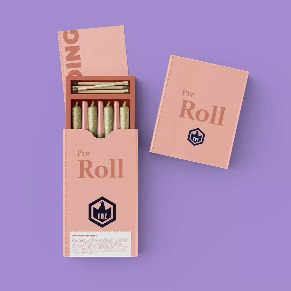 Custom Printed Pre roll Packaging boxes