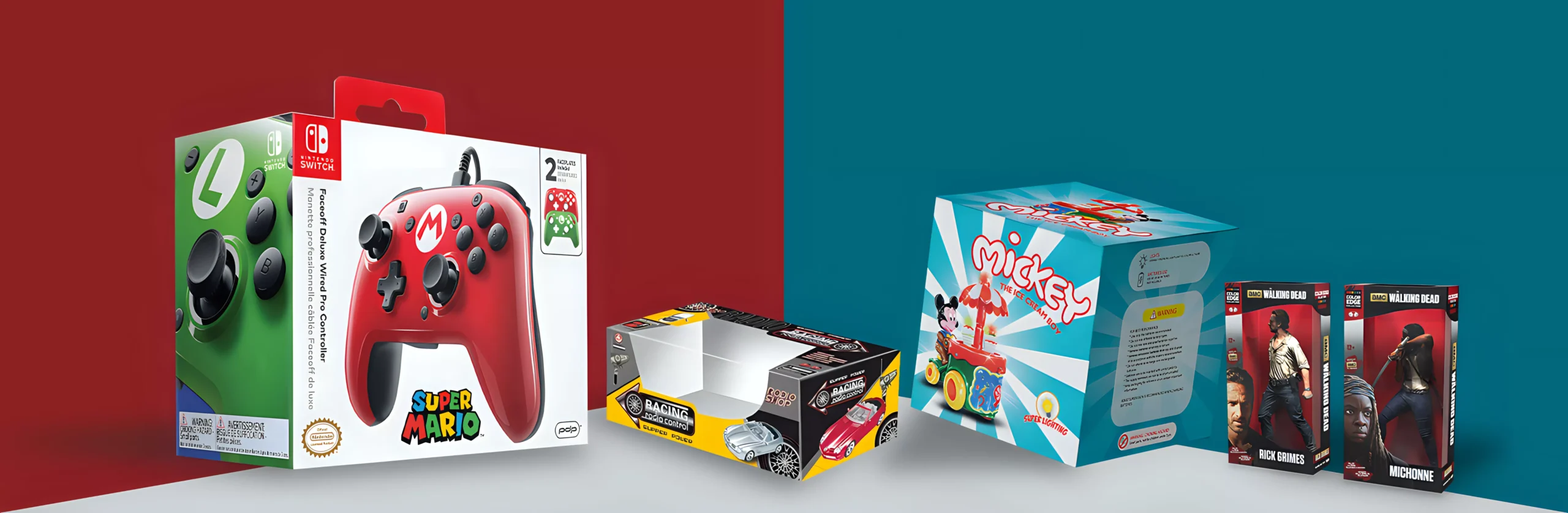 Custom printed toy packaging boxes in versatile designs