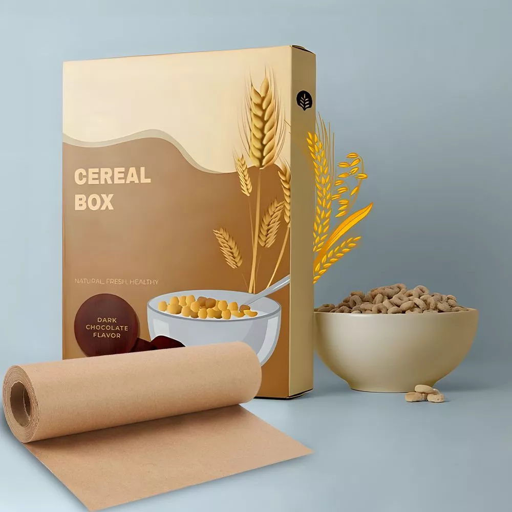 Custom kraft cereal boxes with chocolate flavour